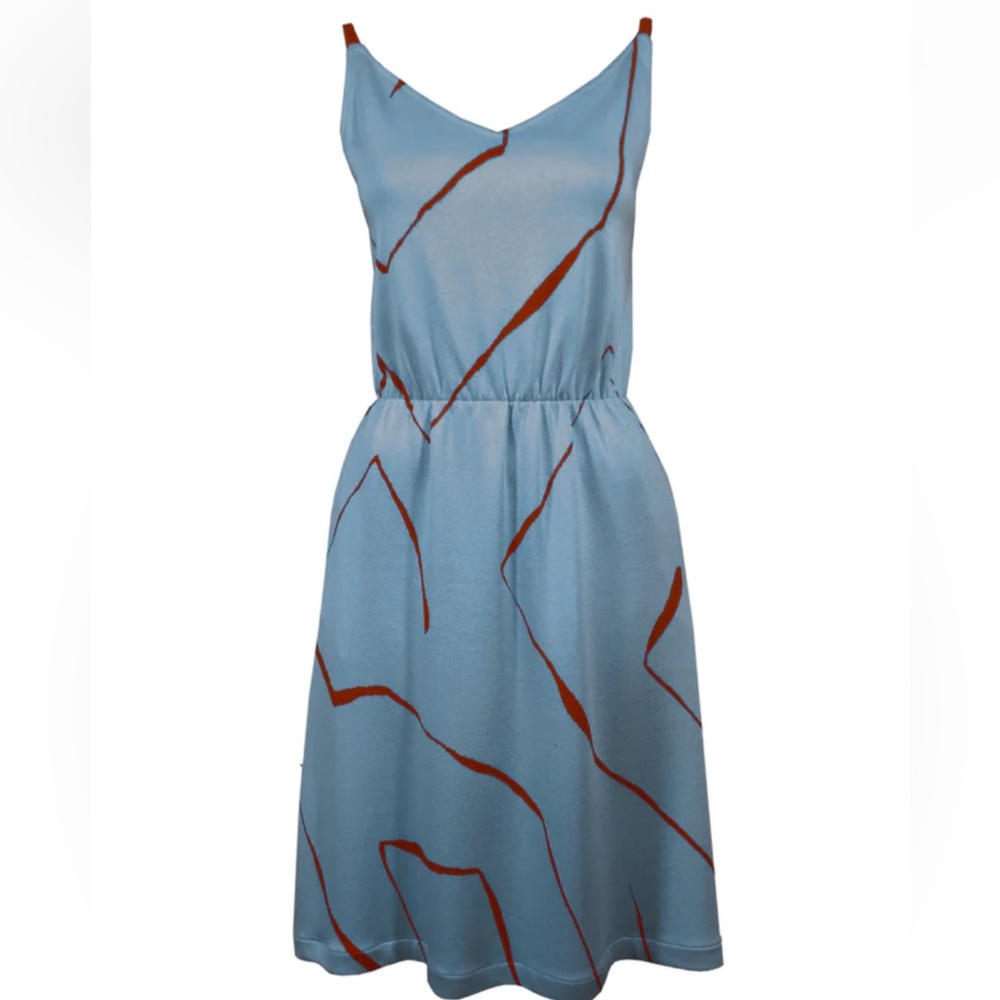 Melow blue dress